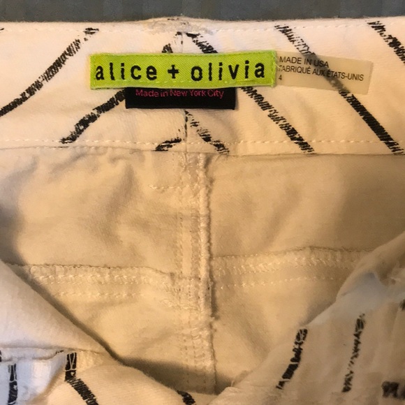 Striped Denim Mini Skirt - Picture 7 of 7